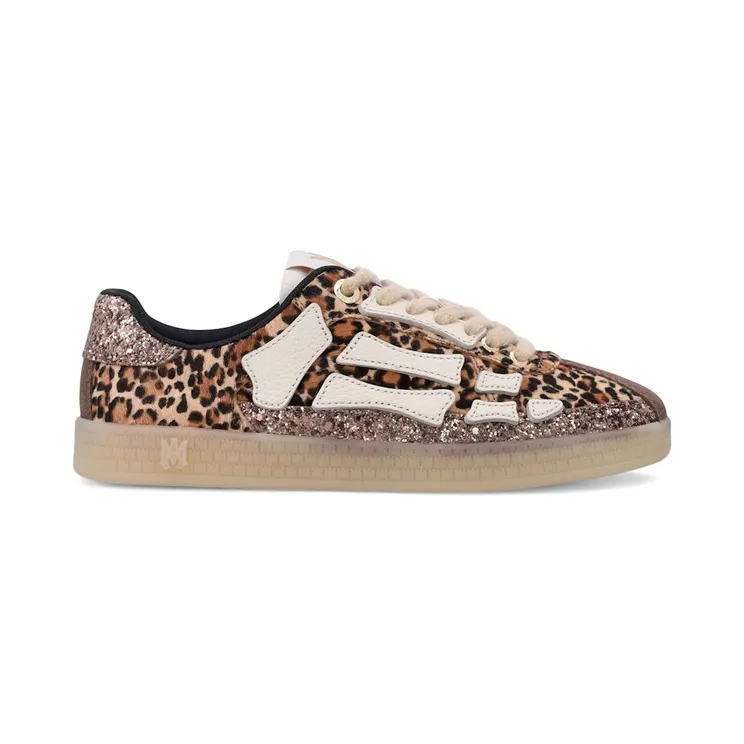 AMIRI Pacific Bones Brown Leopard Glitter (AWSNSN1024-210)