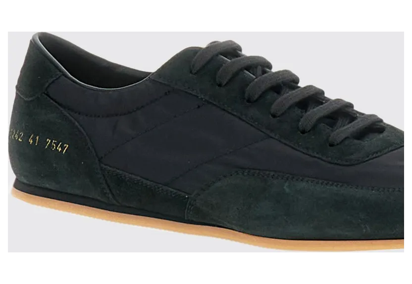 Common projects Minimal Runner Suede and Nylon Sneakers Black (52427547) (3)
