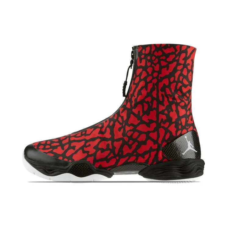 Air Jordan 28 ‘Red Elephant’ Fire Red/White/Black (555109-610)
