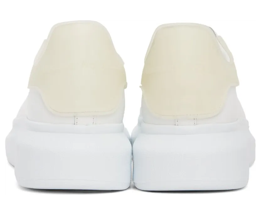 Alexander McQueen White & Off-White Oversized Sneakers (625156WHXMT9440) (4)