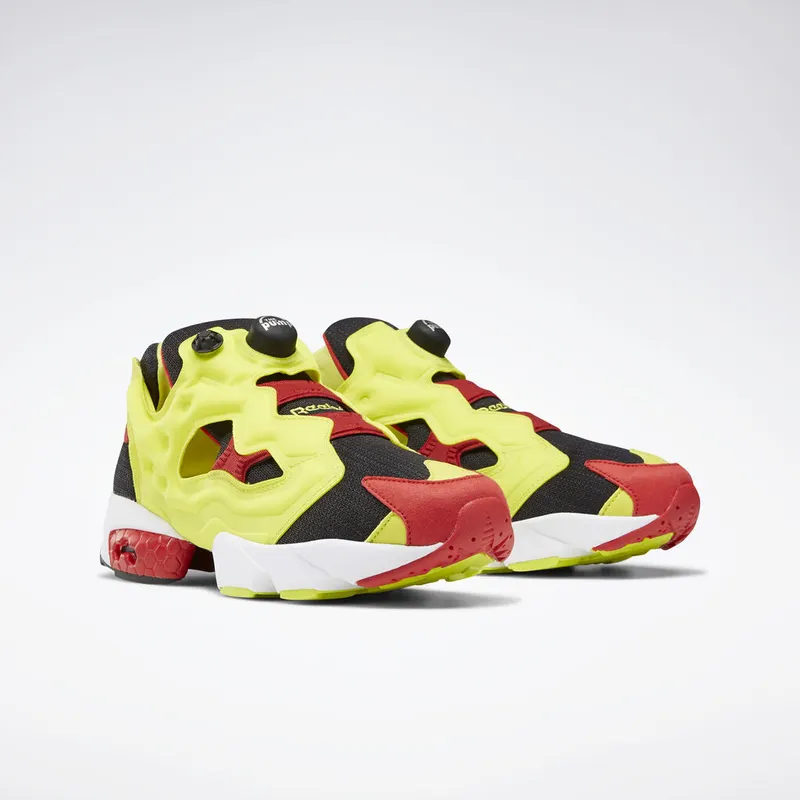 Reebok Instapump Fury Prototype Citron Black/Hyper Green-Reebok Red-White (Other Brands Reebok)