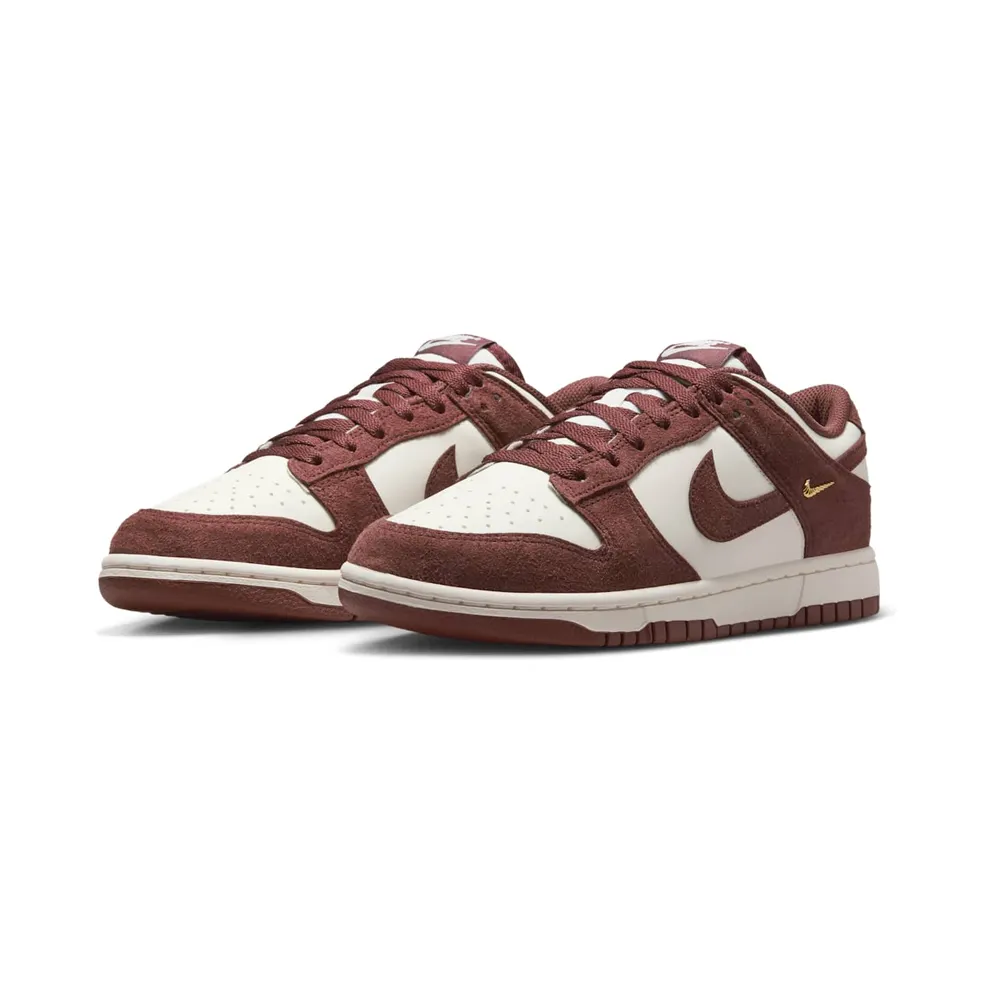 Nike Dunk Low “Red Sepia Gold Mini Swoosh” (IB4417-104)