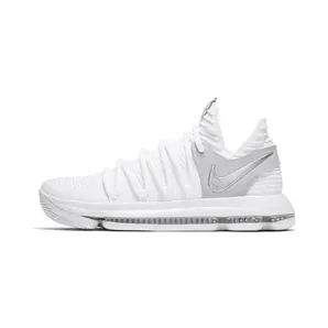 Nike KD 10 Still KD “White / Pure Platinum / Chrome” (897815-100)