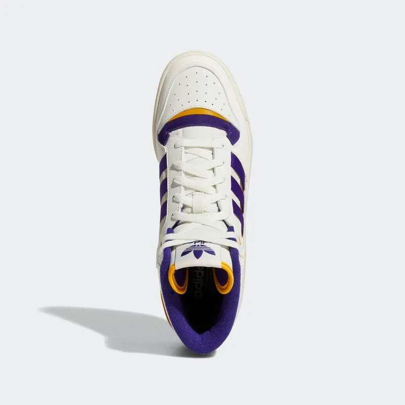Adidas Forum Exhibit Mid Off White / Collegiate Purple / Collegiate Gold (GX4119)