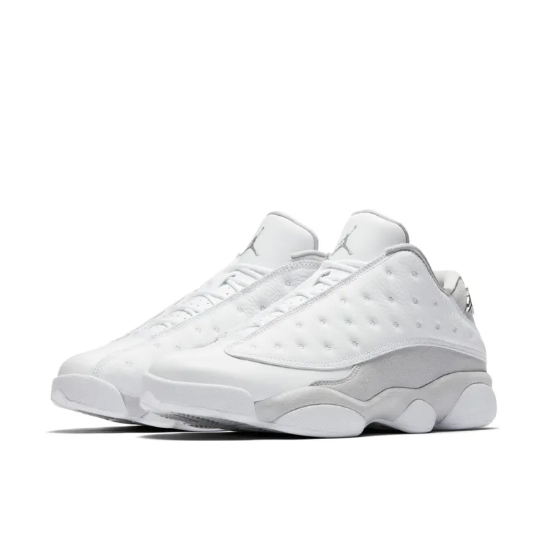 Jordan  13 Retro Low Pure Platinum White/Metallic Silver (310810-100)