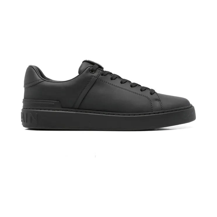 Balmain Logo-embossed Leather “Black” (HM1VI288 LVTR 0PA)