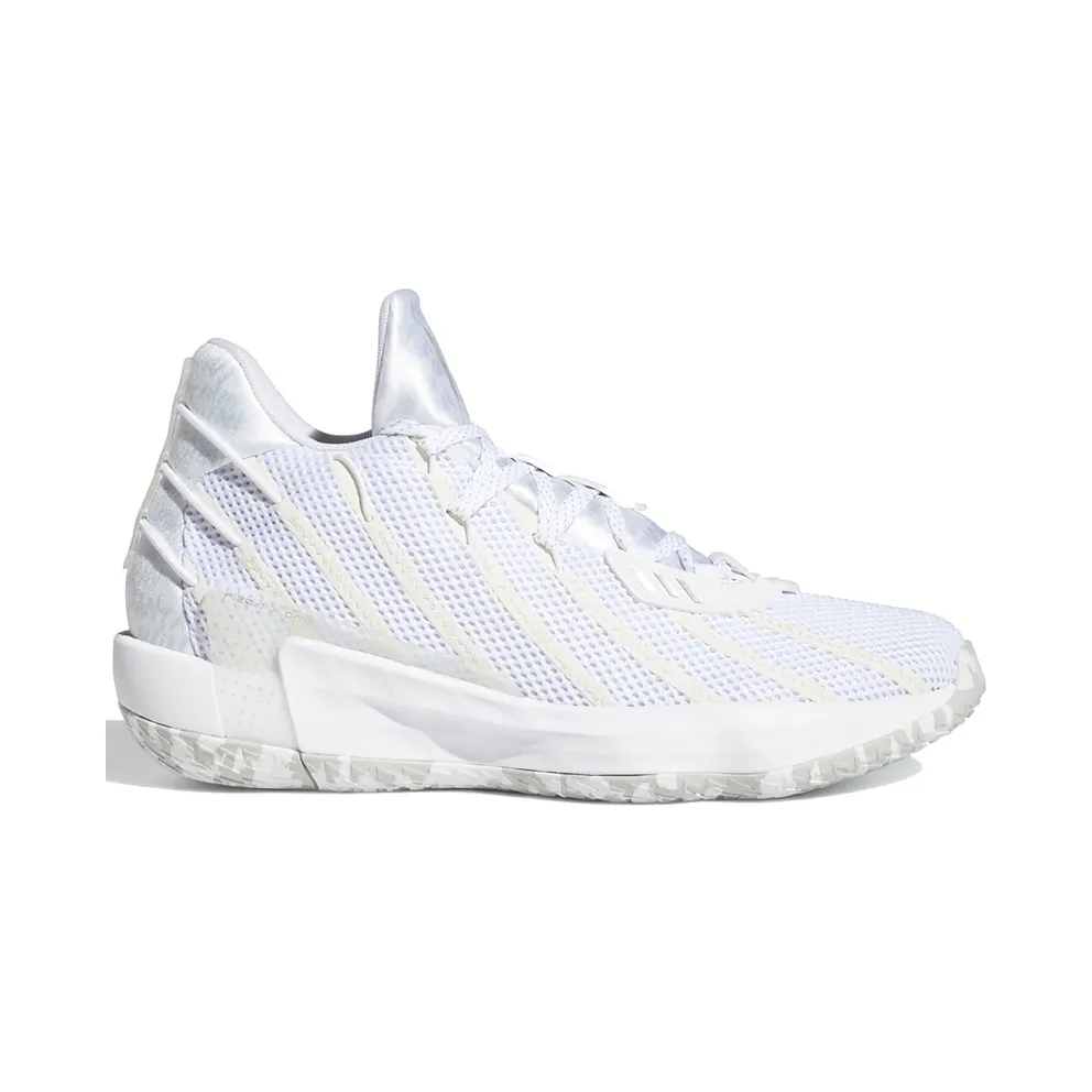 adidas Dame 7 I Am My Own Fan Cloud White Cloud White/Silver Metallic/Core Black (FY0158)