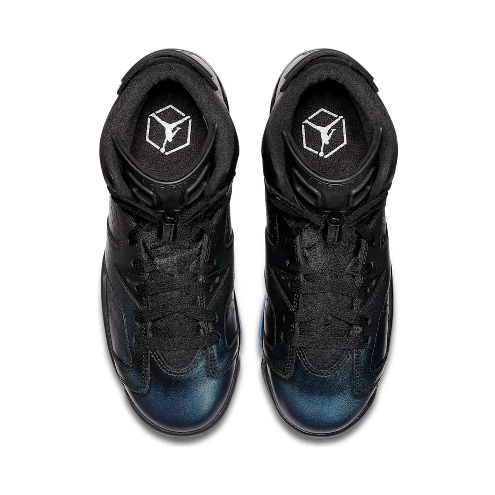 Jordan 6 Retro All Star 2017 “Chameleon” (GS) Black/Black-White (907960-015)