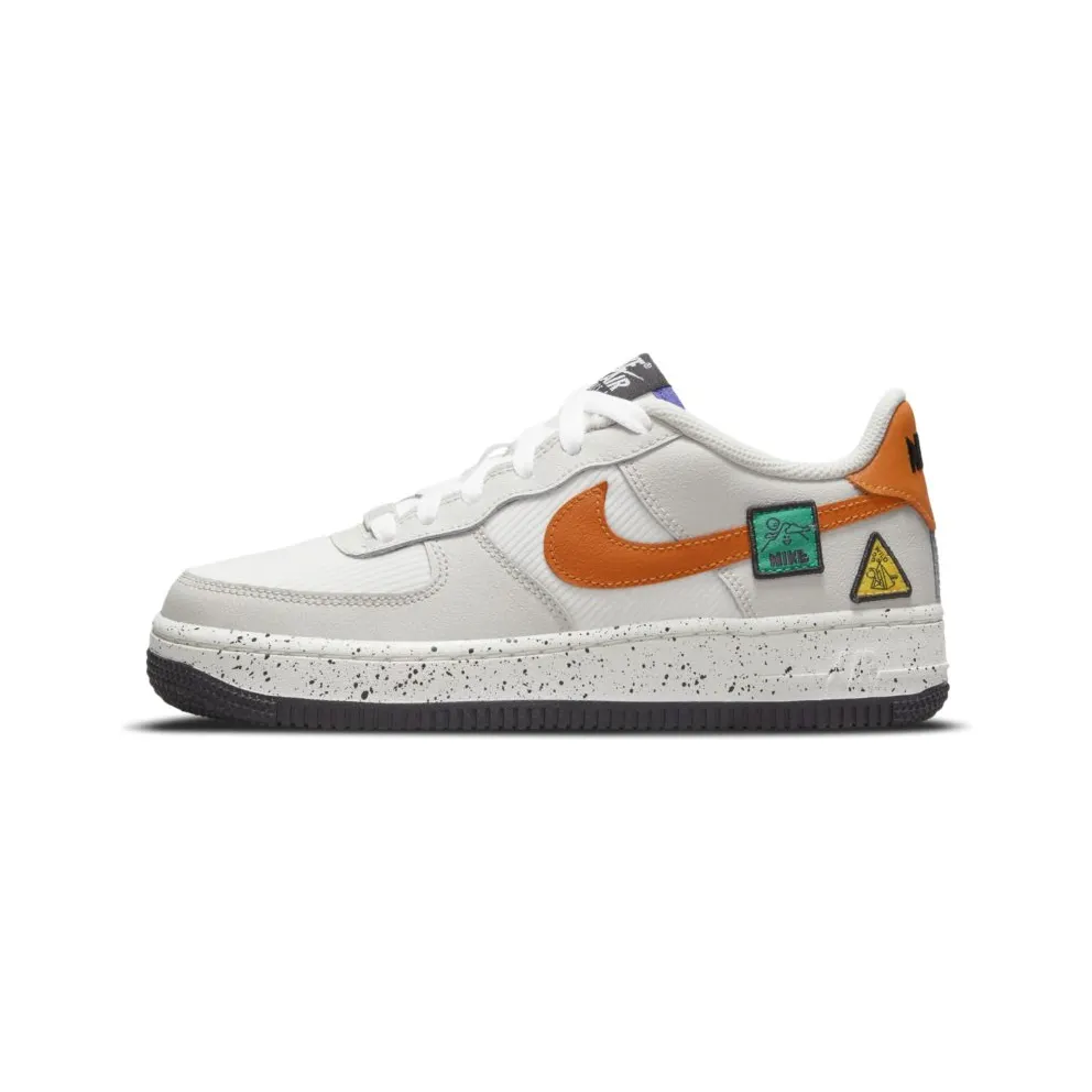 Nike Air Force 1 Low Light Bone Sail Starfish Orange (GS) (DO4657-081)