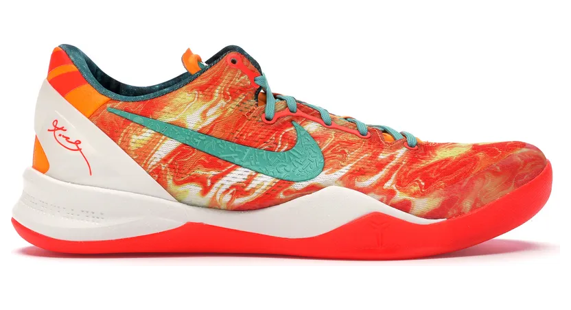 Nike Kobe 8 System+ All Star – Extraterrestrial Bright Citrus/Sport Turquoise/Total Crimson (587553-800)