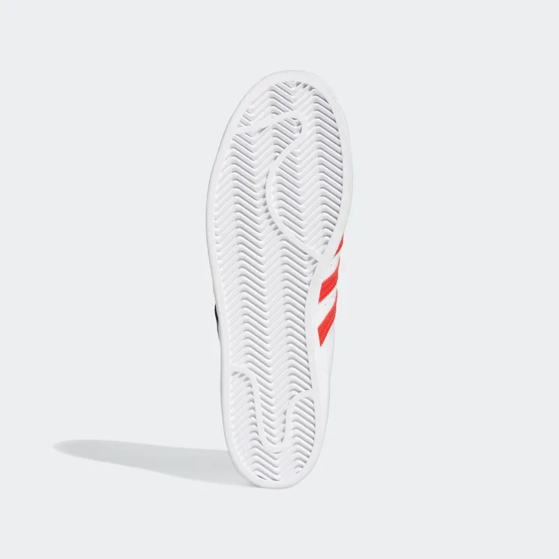 adidas Superstar Cloud White / Legend Ink / Red (H05250)