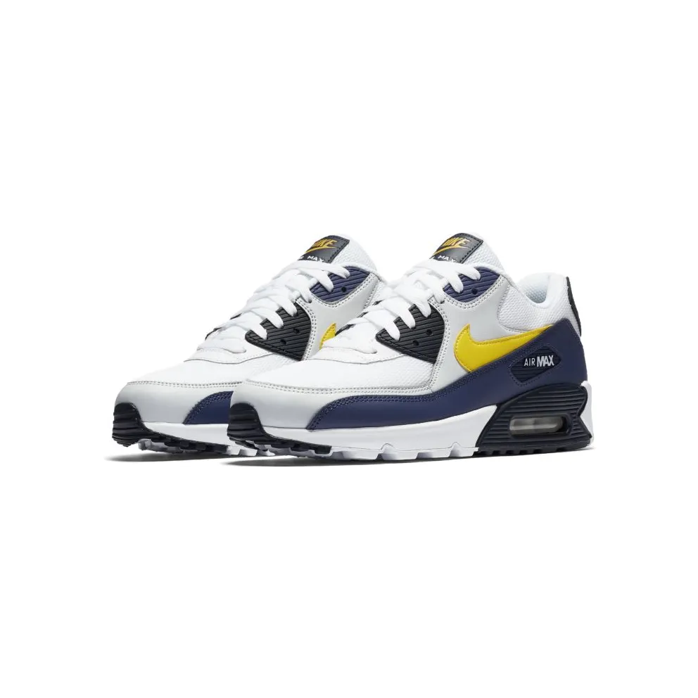 Nike Air Max 90 Michigan White/Tour Yellow-Blue Recall (AJ1285-101)