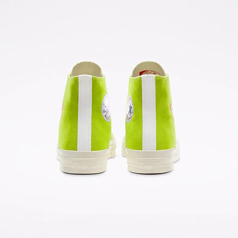 Converse Chuck Taylor All-Star 70s Hi Comme des Garcons Play Bright Green Bright Green (168299C)