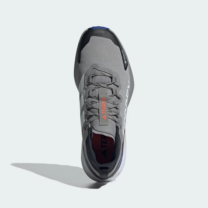 Adidas Terrex Agravic GTX Trail Running Charcoal Solid Grey / Semi Impact Orange / Semi Lucid Blue (IH3773)