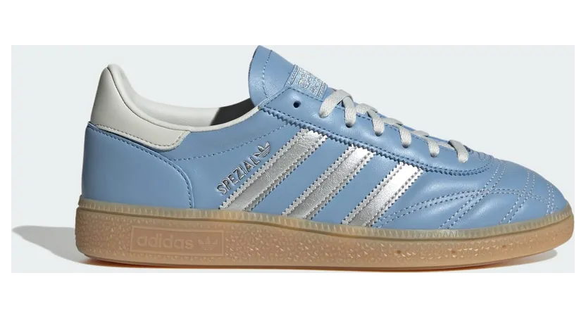 adidas Handball Spezial Quilted Stitching Ash Blue Silver (JR3728)