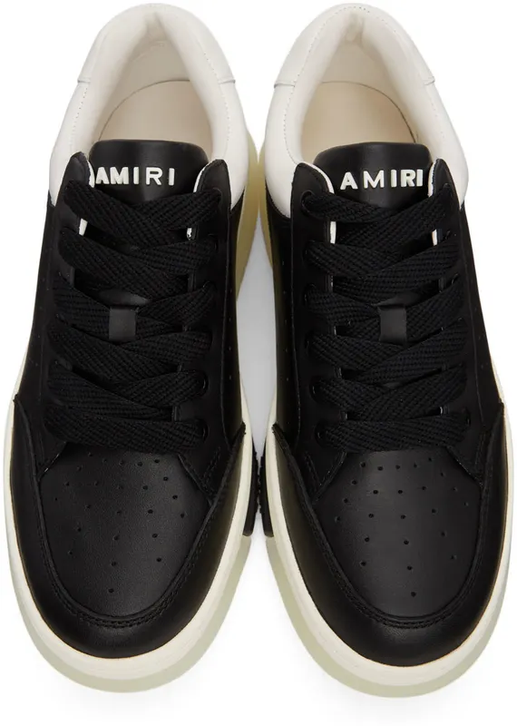 AMIRI Black & White Stadium Low (PS22MFS007-004)