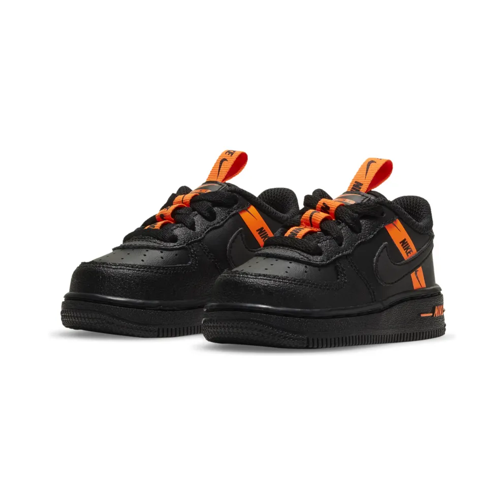 Nike Force 1 LV8 KSA TD ‘Worldwide Pack – Black Total Orange’ Black/Total Orange/Black (CT4682-001)