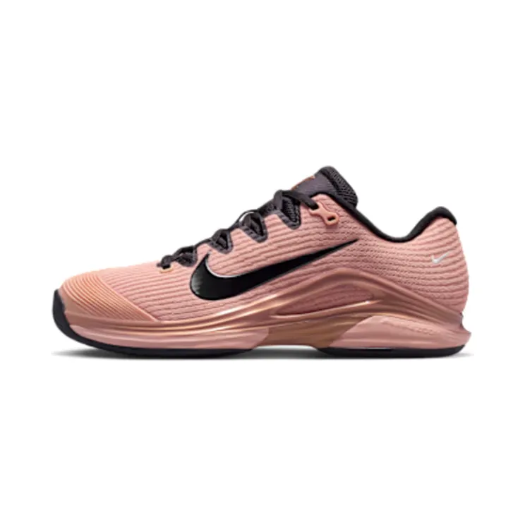 Nike Vapor 12 PRM Hard Court “Metallic Red Bronze / Pure Platinum / Black” (IM4330-900)