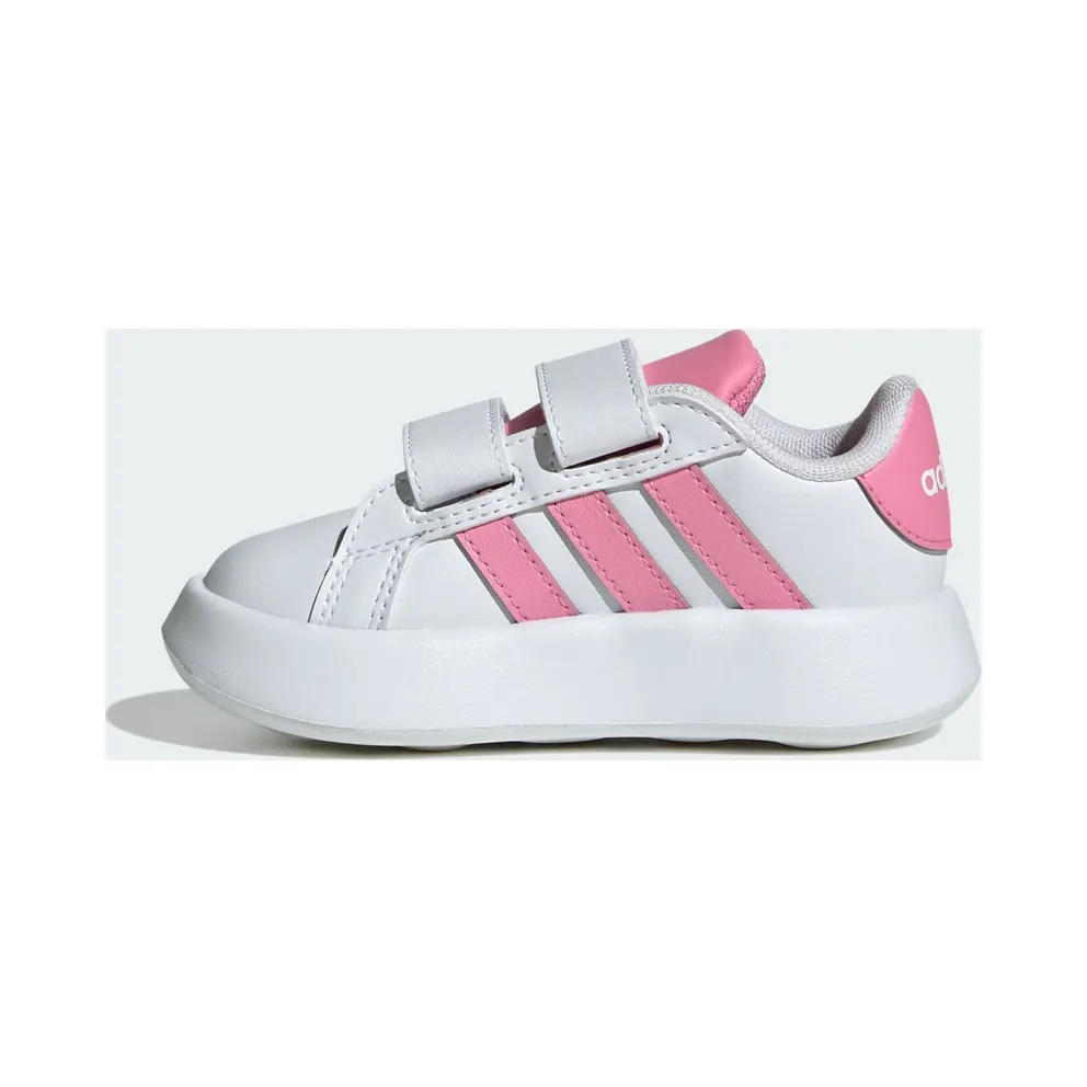 Adidas Grand Court 2.0 Kids Cloud White / Bliss Pink / Core Black (JS4342)