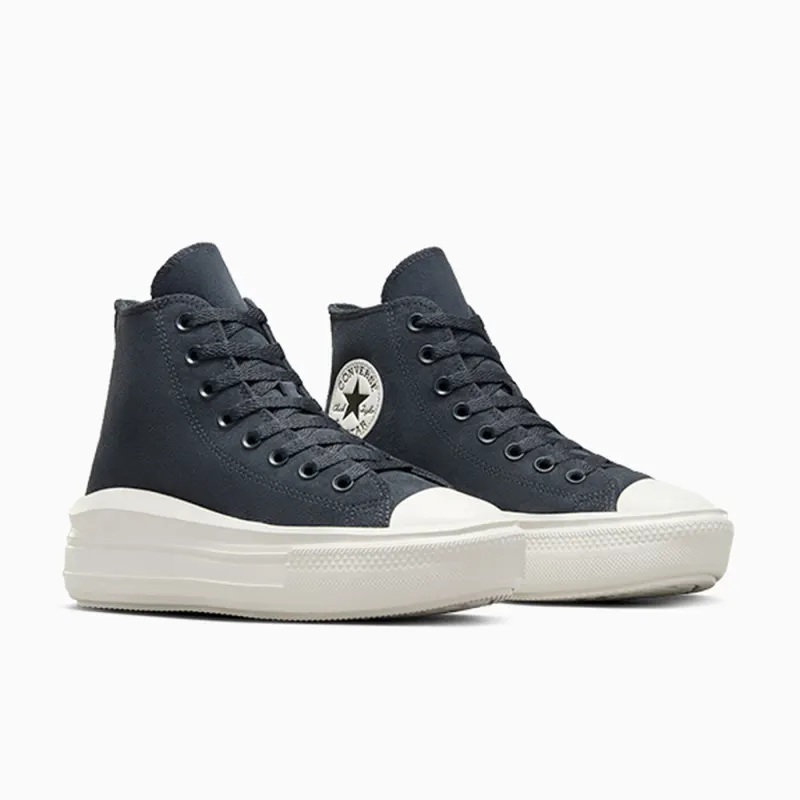 Converse Chuck Taylor All Star Move Platform Colorful Suede Shadow Woods/Egret/Black (A11146C)