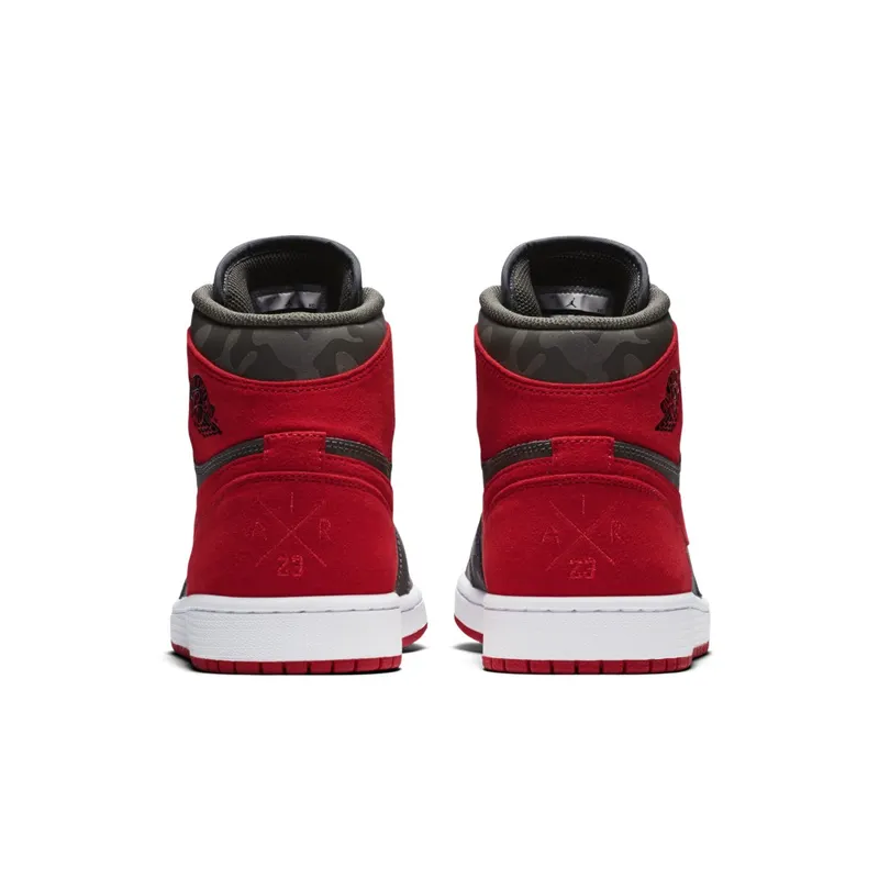 Jordan 1 Retro High Camo 3M Bred River Rock/Black-University Red-Dark Stucco-White (AA3993-032)