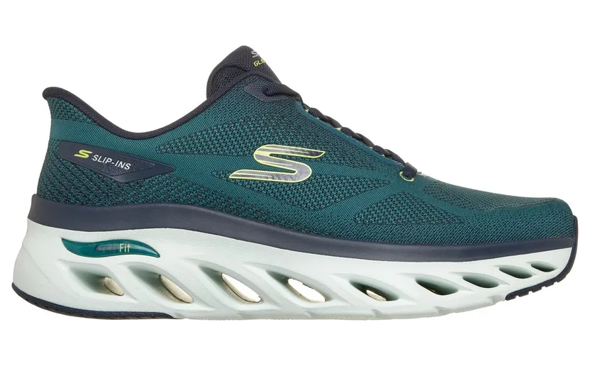 Skechers Slip-ins: Arch Fit Glide-Step – Hirusher Sneaker Teal/Marine