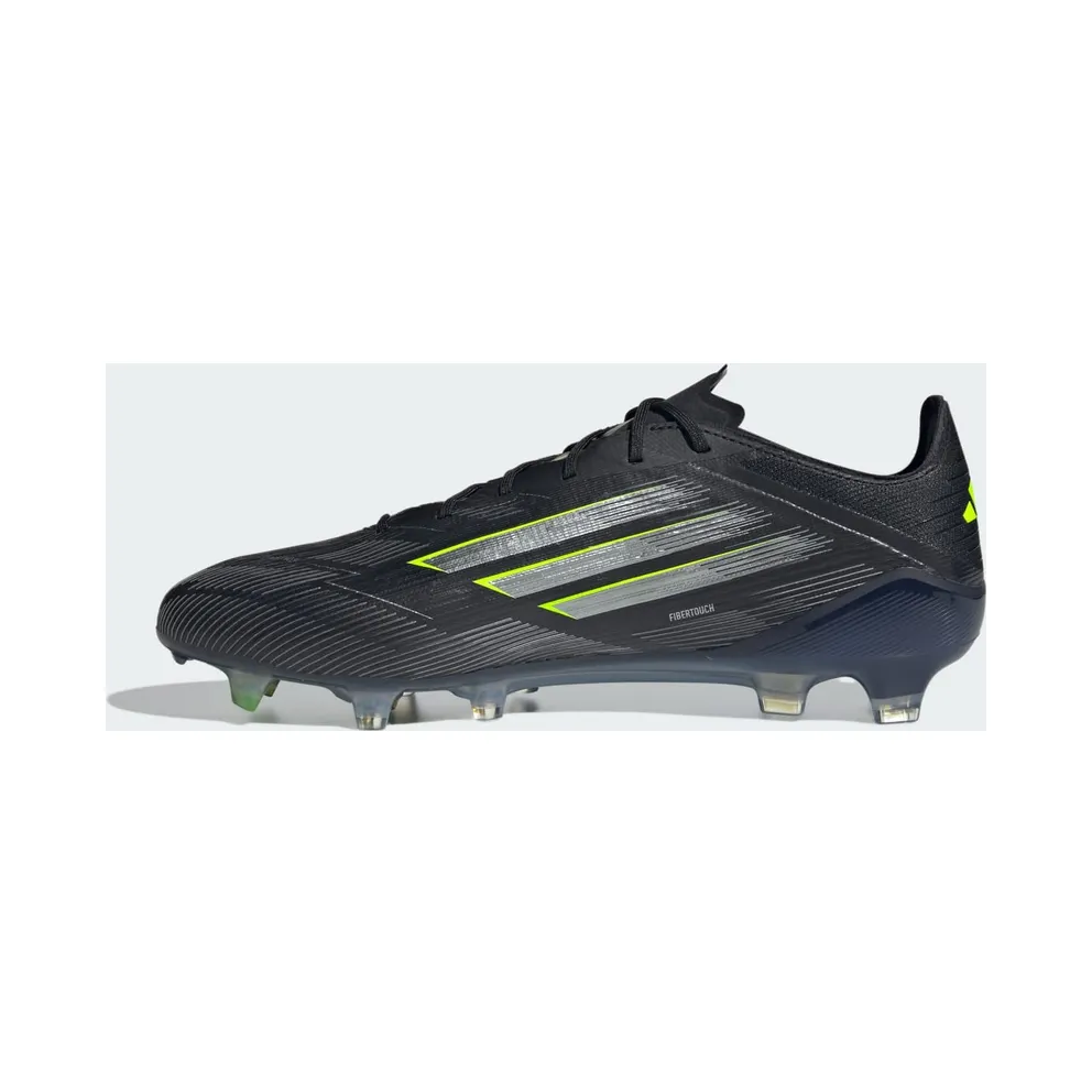 adidas F50 Elite Firm Ground Boots “Core Black / Iron Metallic / Lucid Lemon” (JH7616)