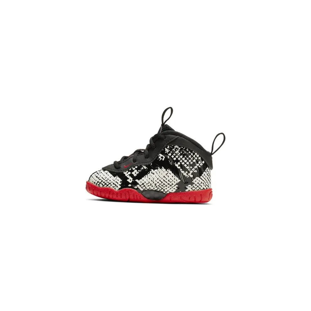 Nike Air Foamposite One Albino Snakeskin (TD) Sail/Habanero Red-Black (723947-104)