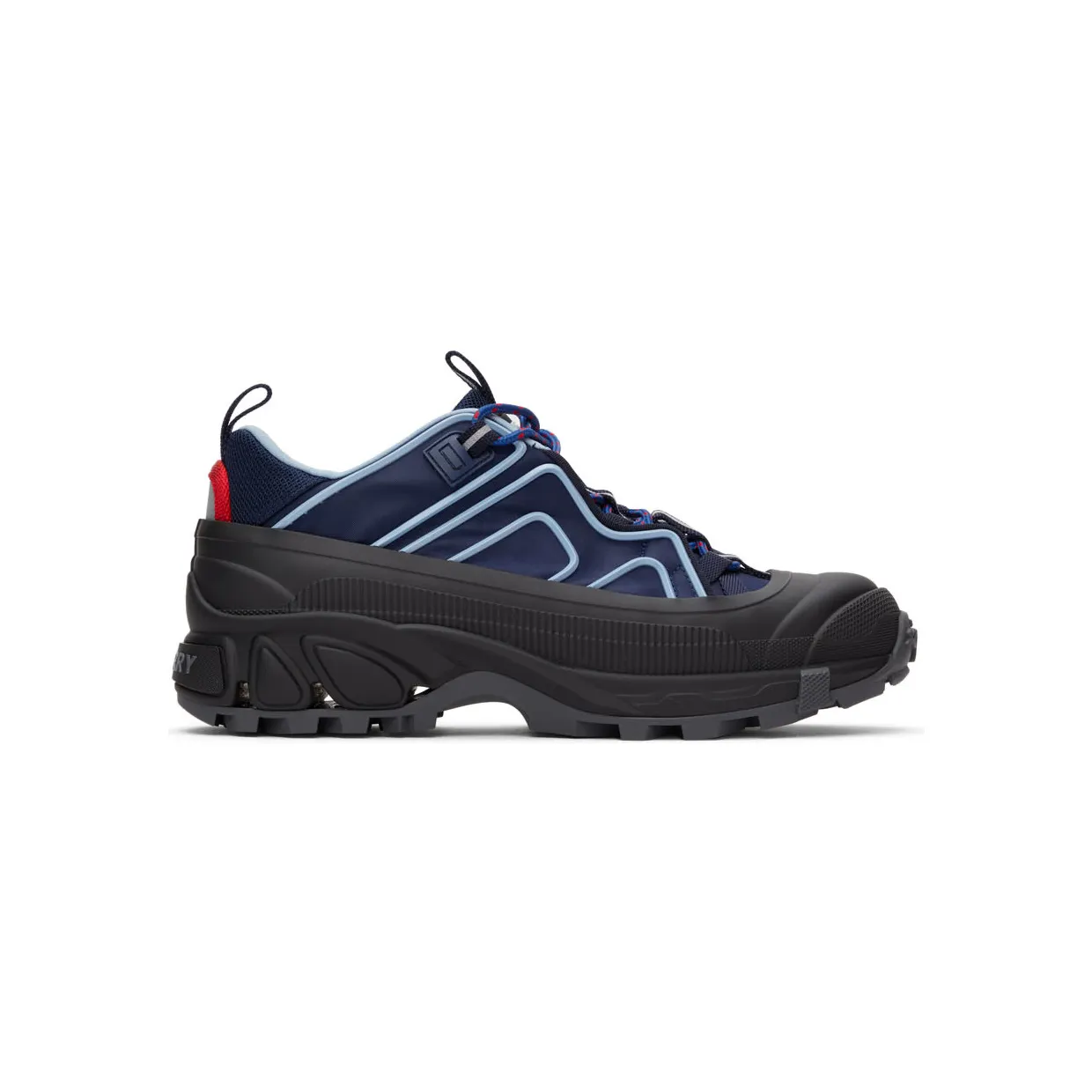 Burberry Navy & Black Two-Tone Arthur Sneakers (8045550)