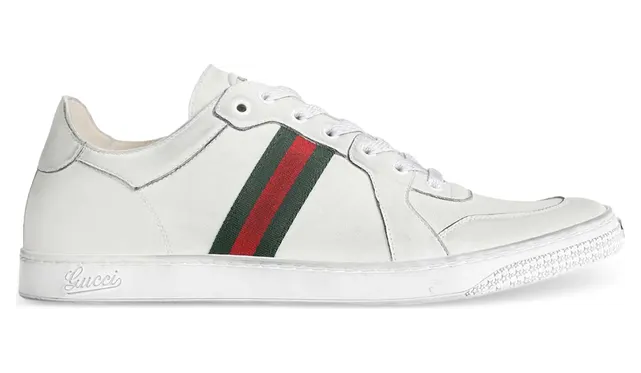 Gucci Web-stripe Lace-up “White” (864140 AAGFF 9099) (2)