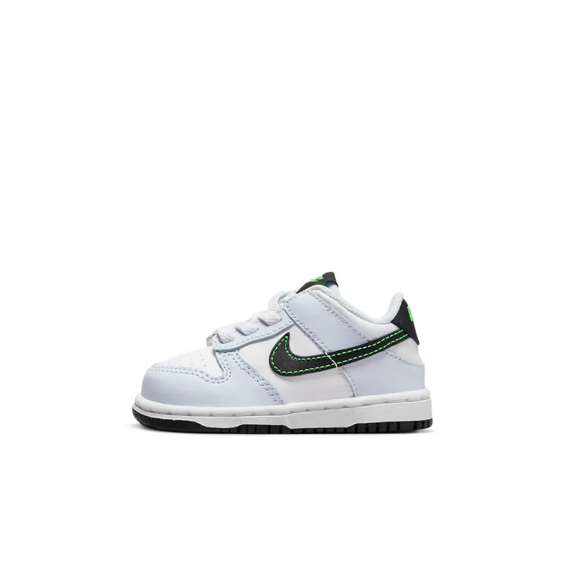 Nike Dunk Low White Football Grey Green Strike Black (FB9107-107)