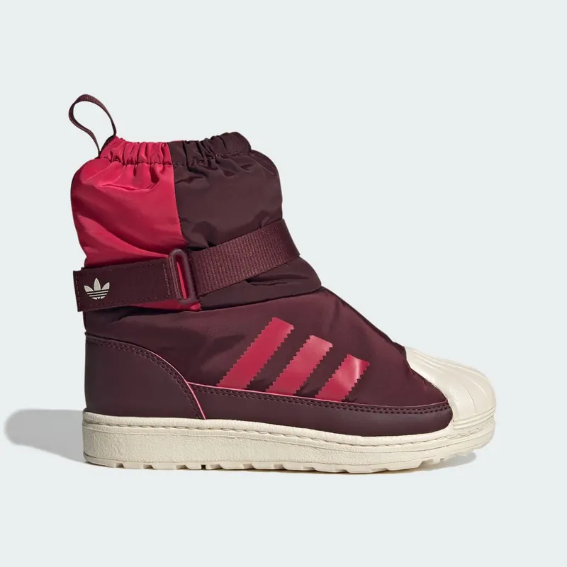 Adidas Superstar 360 Winterized Boot Kids Maroon / Wonder White / Ruby Red (JR5804)