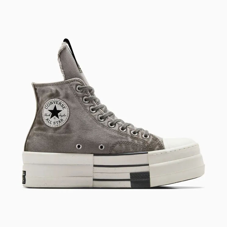 Converse DBL DRKSTAR Chuck Taylor All Star 70 Hi Rick Owens DRKSHDW Overdye Concrete (A06755C)