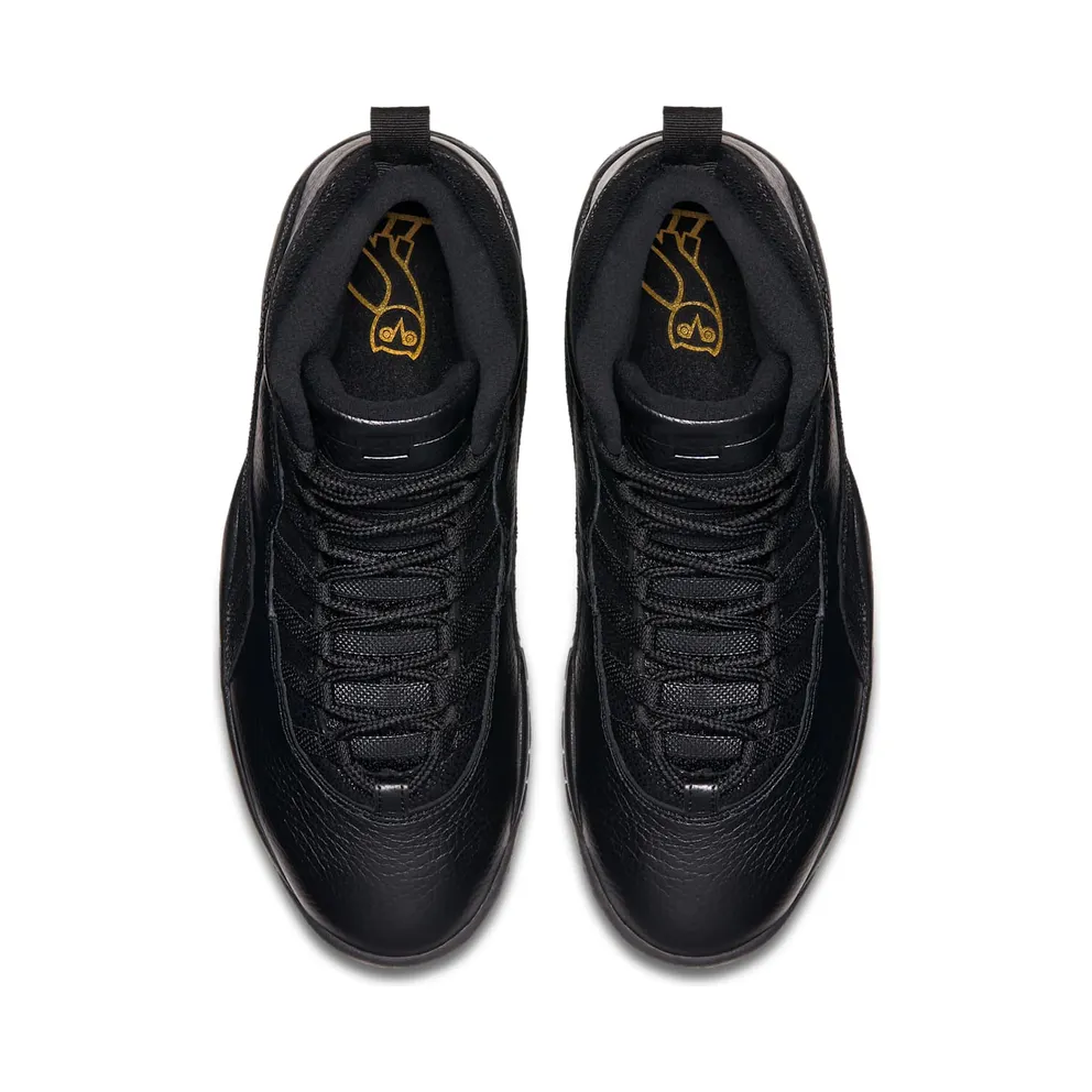 Jordan 10 Retro Drake OVO Black Black/Metallic Gold-Black (819955-030)