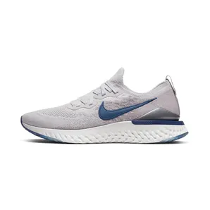 Nike Epic React Flyknit 2 “Vast Grey / Atmosphere Grey / Metallic Silver / Coastal Blue” (BQ8928-015)