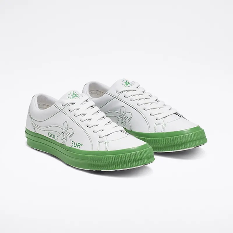 Converse One Star Ox Golf Le Fleur Color Block Pack Green White/Green-White (164025C)