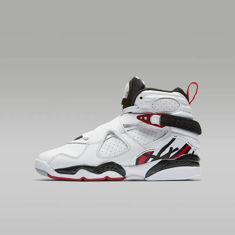 Jordan 8 Retro Alternate (GS) White/Gym Red-Black-Wolf Grey (305368-104)
