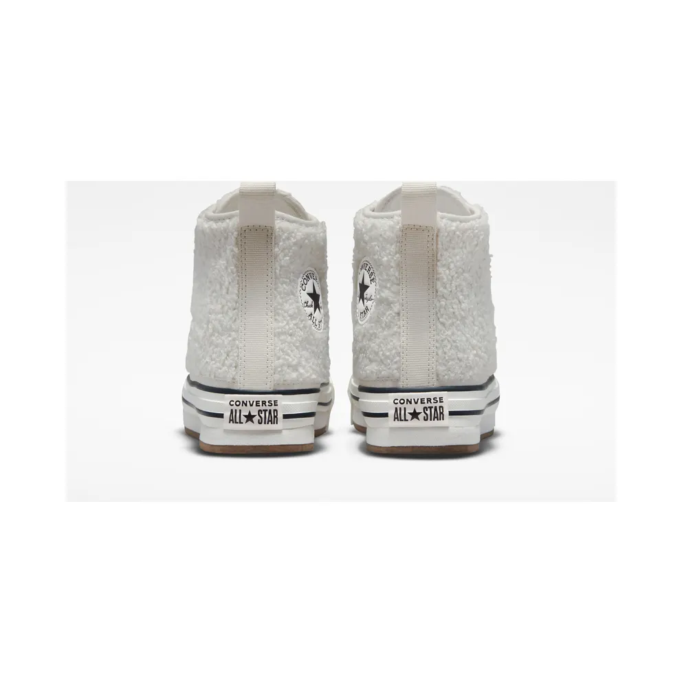 Converse Chuck Taylor All Star EVA Lift Platform Sherpa Light Bone/vintage White/Black