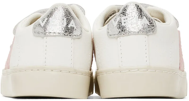 Veja Baby White & Silver Leather Esplar (SV0502529)