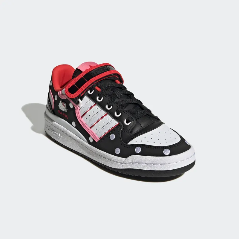Adidas Forum Low Core Black / Cloud White / Bliss Pink (GW7167)