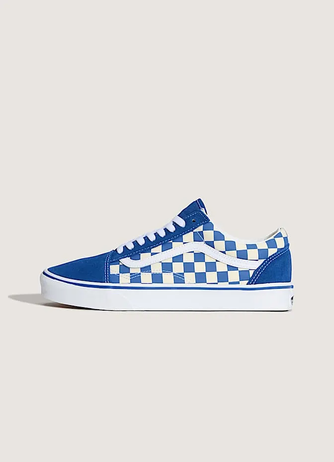 Vans Old Skool Blue Checkerboard
