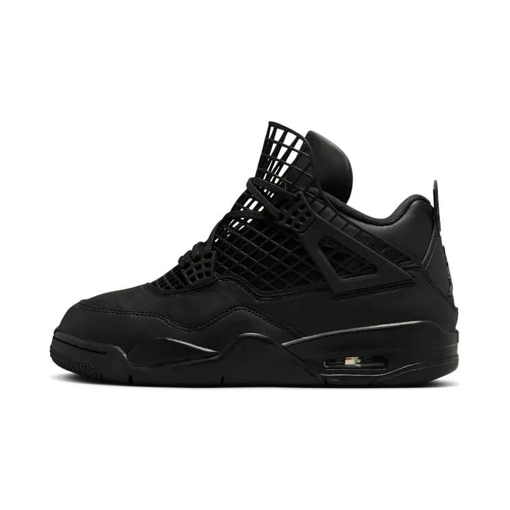 Air Jordan 4 Net “Black / Metallic Silver” (FN7251-001)
