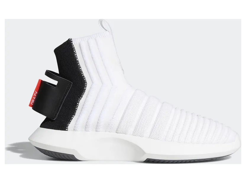 adidas Crazy 1 Adv Sock White Black Red