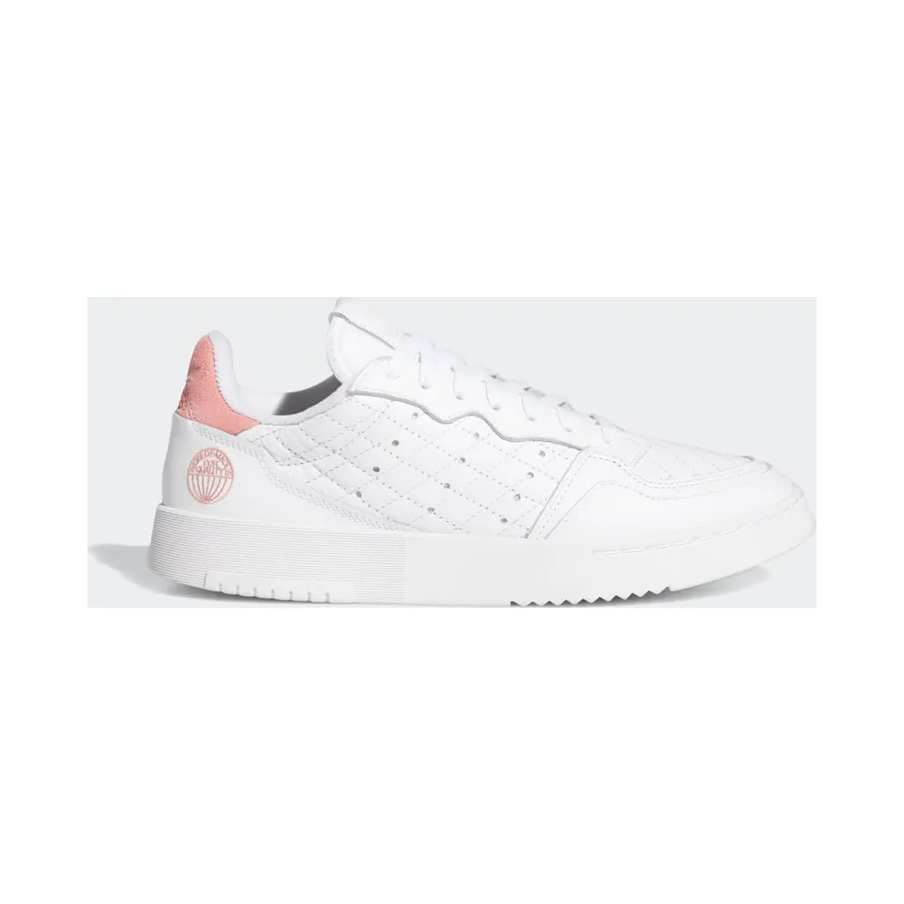 adidas Supercourt Schuh Cloud White / Cloud White / Glow Pink (EF5925)