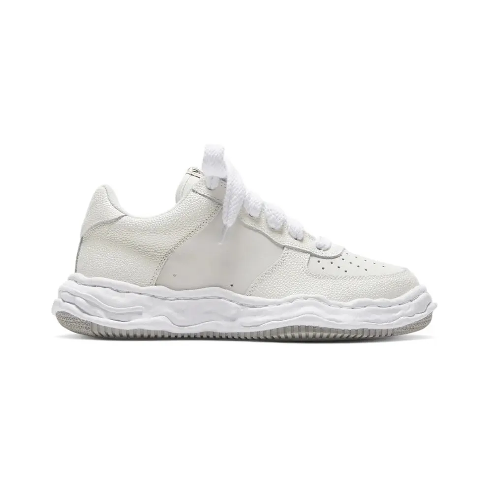 Maison Mihara Yasuhiro Wayne OG Sole Embossed Leather Low White (A11FW712-WHITE)
