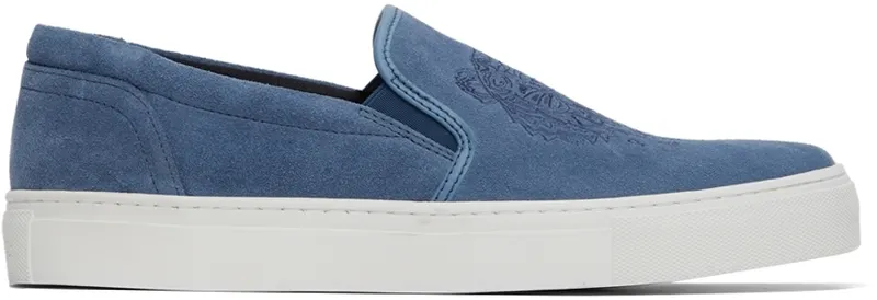 Kenzo Blue K-Skate Tiger Slip-On (FC55SN100L75)