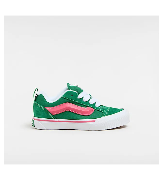 Vans Knu Skool PS “Green / Pink / White” (VN000CYUBOC)