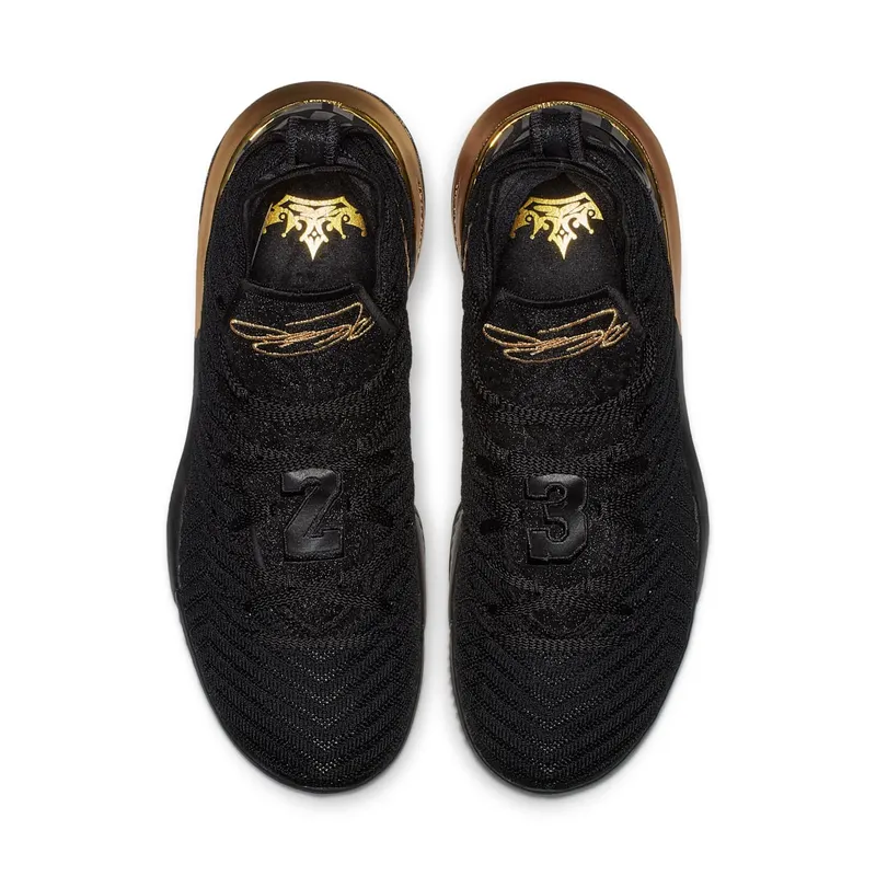 Nike LeBron 16 I’m King Black/Metallic Gold (BQ5969-007)