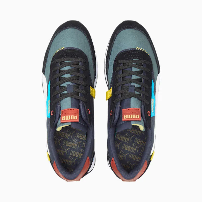 Women’s PUMA Future Rider Displaced Dark Slate/White (383148-01)