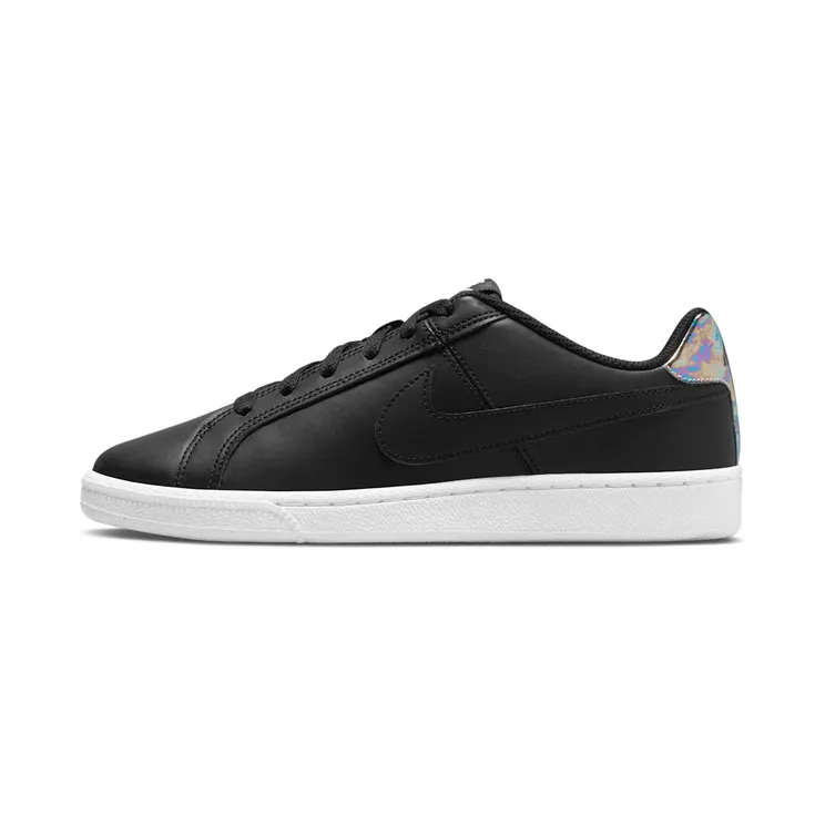Nike Court Royale 74 Black White “Black / Metallic Silver” (749867-003)